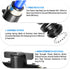 TAILONZ PNEUMATIC 4mm OD Ball Valve Air Flow Control Valve Push to Connect Fitting (Pack of 3)