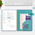 Regolden-Book Cornell Notes Notebook, Study Note Taking System, Spiral Notebooks, College Ruled Steno Pads for School