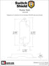 Clear Light Switch Guards, 6-Pack Rocker Style for Security and Child Protection for Wall Plate Covers