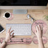 Ergonomic Mouse Pad with Wrist Support Set and Keyboard Wrist Rest Set for Laptop, Gaming, Office, Comfortable Pain