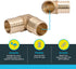 SharkBite 1-1/4 Inch Crimp 90 Degree Elbow, Brass Plumbing Fitting for PEX Pipe, PE-RT