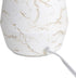 LT1171-OFF 13.78" Simple Designs Chic Glow Marble Inspired Concrete Table Lamp with Fabric Shade, for Bedroom, Office
