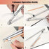 Pencil Compass 12 Inch - Precision Woodworking Compass with Wing Divider and Pencil Holder for Geometry Drafting