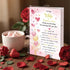 Supoeguk Valentine's Day Card for Wife, Sweet Wifey Valentines Cards Gifts from Husband, Thank You for Being The