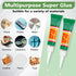 24 X 3g Super Glue Clear, Strong Adhesive,Super glue Fast Drying Cyanoacrylate Glue for Wood,Rubber,Leather, Plastic, Metal, Rhinestone Jewelry, DIY Crafts…