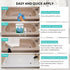 35oz, Countertop 50-55sq.ft Tub and Tile Refinishing Kit Low Odor Paint, Shower Sink Paint for Bathroom Kitchen