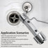 Tub Drain Remover Wrench, Heavy Duty Aluminum Alloy for Installing and Removing Bath and Shower Drains