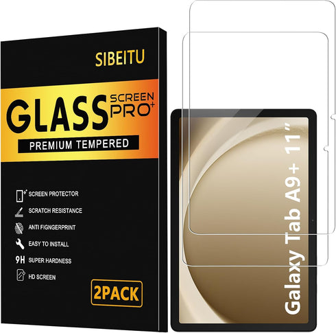 SIBEITU 2 Pack Screen Protector for Samsung Galaxy Tab A9 Plus 11
