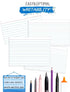 5x7, 100 White Index Cards Ruled Index Cards, Flash Cards for Studying, File Note Cards, Study Cards, Flash Cards, Pcs