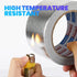 ADHES Professional Glass Fiber Aluminum Foil Tape, 2 Inch x 82 Feet, 6 Rolls Heat Proof Tape for HVAC Repair
