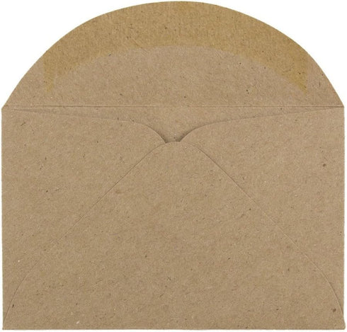 JAM PAPER 3Drug Premium Recycled Mini Envelopes - 2 5/16 x 3 5/8 - Brown Kraft Paper Bag - 50/Pack