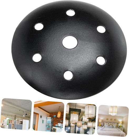 4pcs Alipis Ceiling Cover Plate Desk Lamp Base Ventilation for Chandelier Replacement Easy to Install Sturdy Design