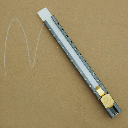 Gutimore Flat Soapstone Holder, 2pcs Pens with 12pcs Refills for Marking on Steel, Aluminum, Cast Iron