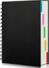 EUSOAR A5 Notebook with Dividers, 1 Pack, 5 Subject, 120 Sheets, Hardcover College Ruled Paper, 100gsm Thick