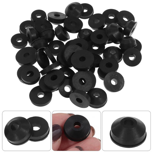 Outdoor Spigot 58pcs Faucet Washer Assortment Kit, Flat and Beveled Washers for Sink Washer Replacement