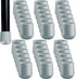 Jetec 36 Pieces 7/8 Inch Folding Chair Leg Caps Heavy-Duty Plastic Chair