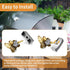 Range Valve Knob for Kitchen Gas Stove, Compatible with D-Shaped Air Interface Burner Gas Valve
