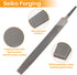 6-inch Flat Medium Cut File, Double Cut Teeth, High Carbon Steel, Suitable for Shaping Metal, Wood