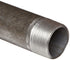 Anvil 8700142253, Steel Pipe Fitting, Nipple, 1-1/4" NPT Male x 3-1/2" Length, Black Finish