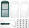 Paint Roller Kit, 15 Pcs 4 Inch Small Paint Roller, Tray, Liners, and Frame for Home Improvement Supplies