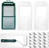 Paint Roller Kit, 15 Pcs 4 Inch Small Paint Roller, Tray, Liners, and Frame for Home Improvement Supplies