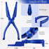 2 Pcs Nail Holder for Hammering - Plastic Pliers for Safe Hammering of Nails, Basic Repair and Woodworking Tool