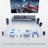 NEWCARE 4K@60Hz SPDIF+3.5mm HDMI ARC to Optical Audio Adapter, H DMI Audio Splitter Converter, HDMI to Optical Toslink