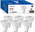 GU10 LED Light Bulbs, 7W Warm White 3000K, 50W-60W-75W Equivalent, Non-Dimmable, 650Lm for Track Spot Lighting, 6 Pack