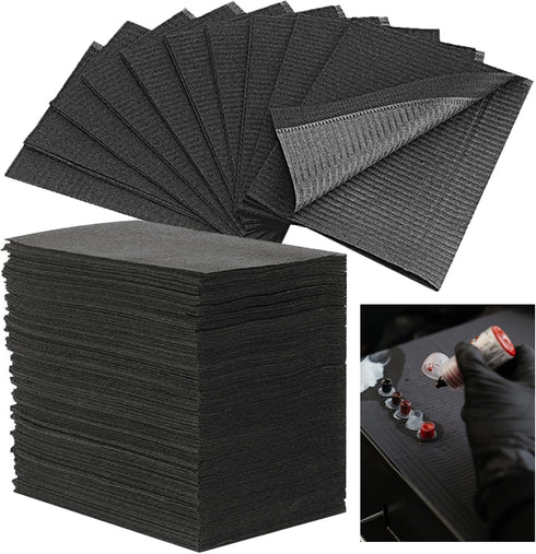 3 13" 18" Autdor Dental Bibs Sheets Ply Tissue Disposable Waterproof Lap Cloths x Patient Bibs Tattoo Bibs Tattoo Table
