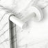 24 Inch 2Pcs SUS304 Newfun White Bathroom Towel Holder, Towel Racks for Bathroom Rod Classic Stainless Steel Bathroom