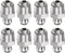 8pcs 201 Stainless Steel Straight Grease Fitting, PT1/8"-28 SAE Thread Hydraulic Grease Nipple Accessories for Car