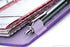 Budget Binder Kit | 8 Premium Cardstock Binder Envelopes | Purple Iridescent - Dahlia