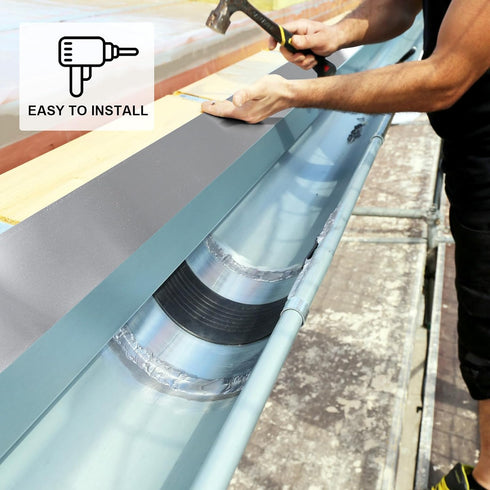 2 0.2 mm (14" 10') Therwen Roll Aluminum Flashing Roll Metal Aluminum Roof Panels Thickness Roof Flashing Strip