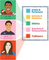 Carson Dellosa Courageous Kids Bulletin Board Set - Periodic Table Featuring 62 Inspiring Kids for Classroom Decor