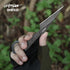 Omesio Fixed Blade Knife with Sheath, 6.38 Full Tang Neck Knife for Men, Compact EDC Tactical Knife for Camping Outdoor