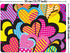 WIRESTER Extra Large Non-Slip Rectangle Mousepad, Hippy Hearts Pattern for Home, Office, and Gaming Desk
