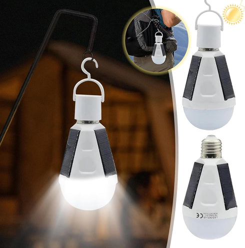 Bulb Bulb Solar Lights Led Battery Power Light Solar Rechargeable Camping Lights Lantern Tent Emergency Light