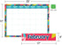 Carson Dellosa One World Calendar Bulletin Board Set with Monthly Wall Calendar, Numbers, and Birthdays Cover Ups