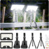 OrbitShell 2 Pack Clip On Solar Lights Outdoor with Octopus Tripod, 3 Color