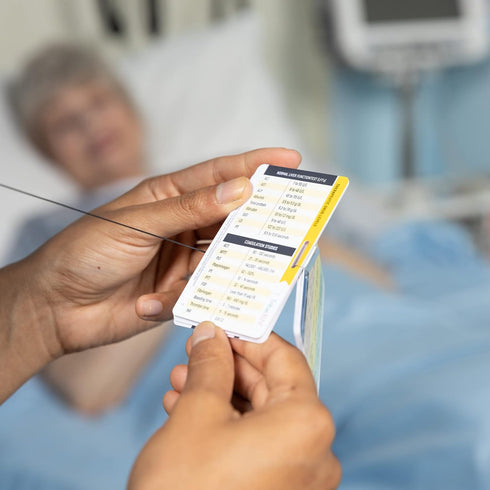 BadgeGuru Nursing Badge Reference Cards, 33 Double Sided Nurse Cards - Nursing School Essentials