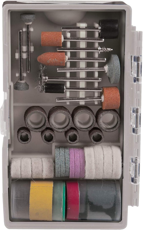 Performance Tool W9042 89pc Rotary Bit Set for Precision Drilling and Polishing in Metalworking and Woodworking Applications by Performance Tool