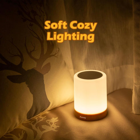 Night Light, LED Touch Bedside Table Lamp, Multi-Colour, USB Rechargeable, Portable for Baby Bedroom