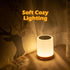 Night Light, LED Touch Bedside Table Lamp, Multi-Colour, USB Rechargeable, Portable for Baby Bedroom
