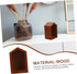 SOLUSTRE Retro House-Shaped Desk Organizer - Small Storage Shelf