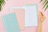 THiNKABLE Pastel Aesthetic Notebooks Set, Cute 8 Pack Journal, A5 5.5" x 8.3", 60 Pages, Minimalist Soft Cover for Women