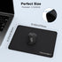 TECKNET 4 Pack Mouse Pad with Anti-fray Stitching, Waterproof Surface & Non-Slip Rubber Base with Stitched Edges Gaming