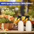 KREMORV 16oz/500ml Empty Spray Bottles HDPE Plastic Spray Bottle no Leak Mist Stream Empty Spray Bottle for Cleaning
