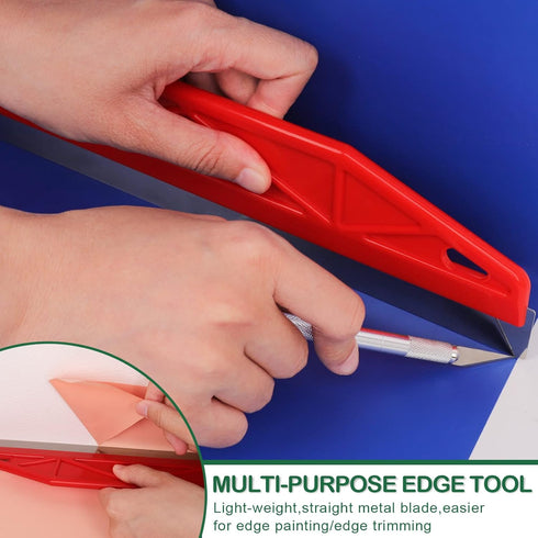 WRAPXPERT Wallpaper Smoothing Tools Kit with Squeegee, Seam Roller, and Brush for Wallpaper Hanging