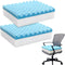 CRAURU Egg Foam Crate Pad with High-Density Base for Long Sitting, Double Layer