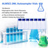 2ML Polypropylene Vials, 9mm Short Thread with Blue Screw Cap, 100 Pack for Ion Chromatography